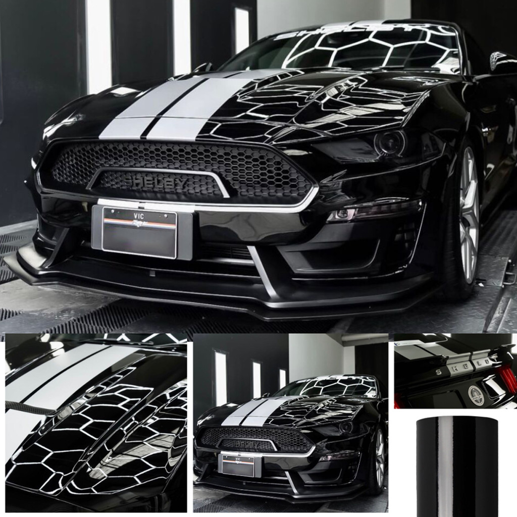 Adesivo Vinil Envelopamento Alltak Ultra Black Piano 1m x 1,22m Para Carros, Móveis, Banners, Papel de Parede e Outros