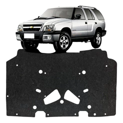 Manta Forro de Capô Acústica Térmo Revestida da Blazer S10 2001 a 2011 + Presilhas