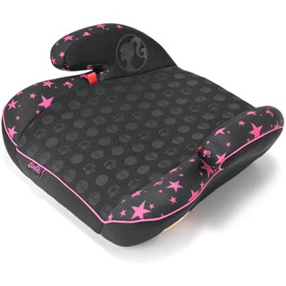 Assento para Auto Booster Barbie Classic 22-36kg Preto/Rosa - MultiKids