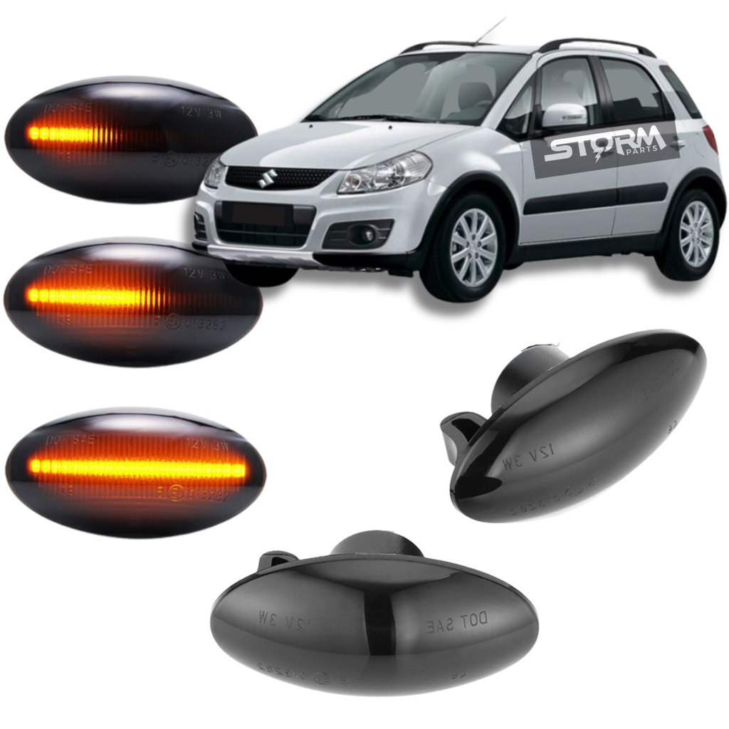 Par Pisca Seta Sequencial Suzuki Sx4 ano 2008 A 2015 Sinal Lâmpada 2014 2013 2012 2011 2010 2009