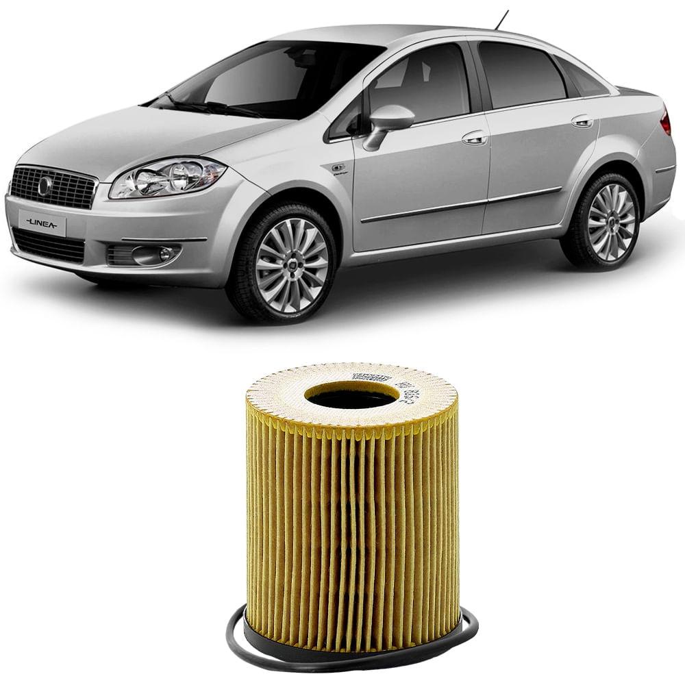 Filtro Óleo Fiat Linea 1.8 2010 A 2016 Mann