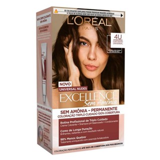 Tintura Excellence Universal Nudes Sem Amônia Castanho Universal 4U