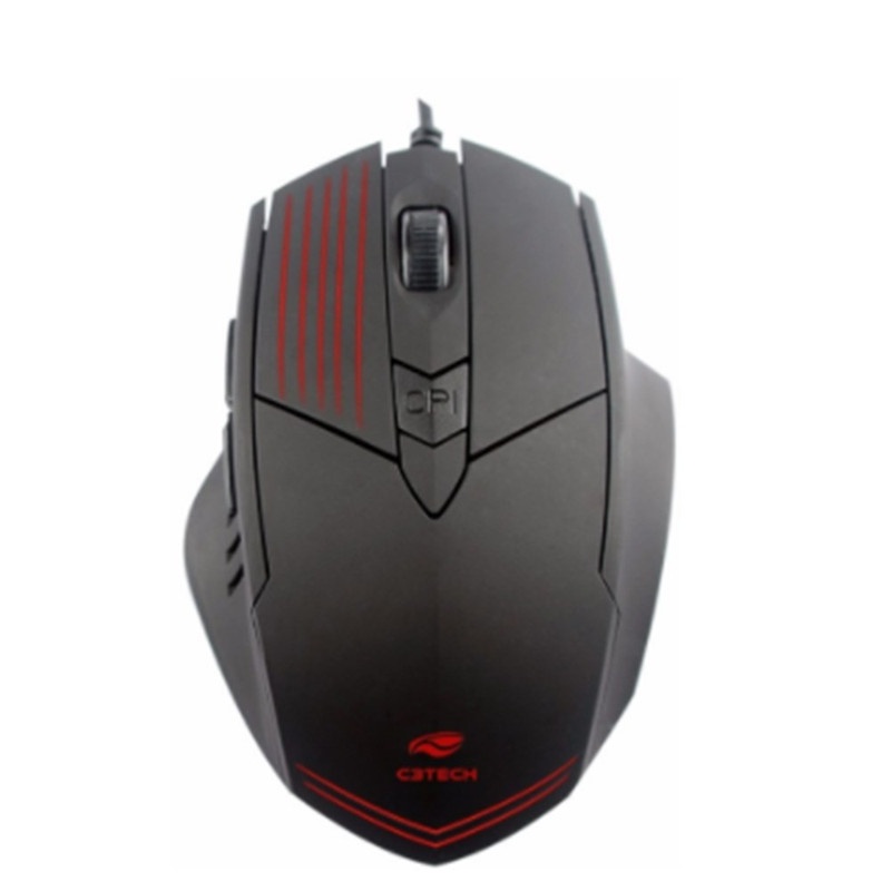 Mouse USB Gamer C3Tech Mause gamer Led Multicolor