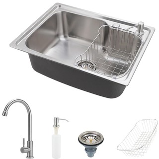 Cuba para cozinha pia com acessórios Matis e Torneira gourmet Aporé Pingoo em Oferta na Shopee