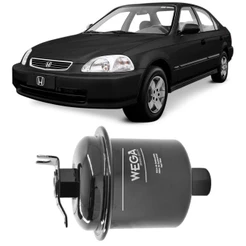 Filtro Combustível Honda Accord 2.3 Civic 1.6 CR-V 2.0 2.4