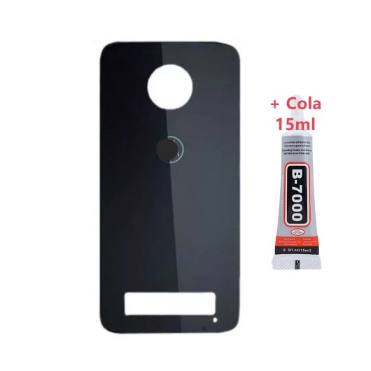 Tampa Vidro Traseira Para Moto Z Play Compativel XT1635-02 XT1635-01 XT1635-03 Tampa Traseira Do Telefone Substituição