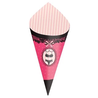 Mini Cone Decorativo - Festa Chá de Lingerie - 24 unidades - Cromus - Rizzo em Oferta na Shopee