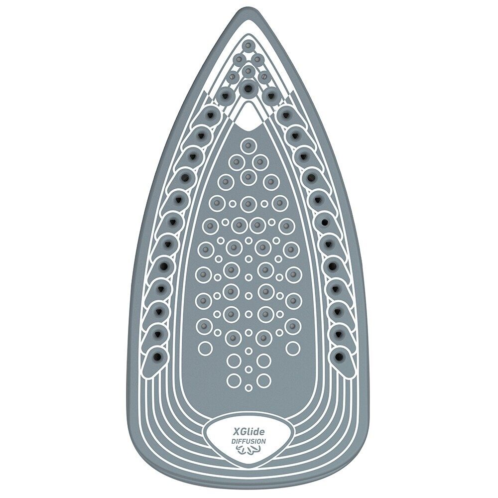 Ferro de Passar a Vapor ARNO FPO1 Powergliss com Funcao SPRAY - CINZA/ROXO 110V