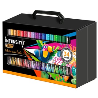 Kit lettering Intensity com 34 itens 971208 Bic