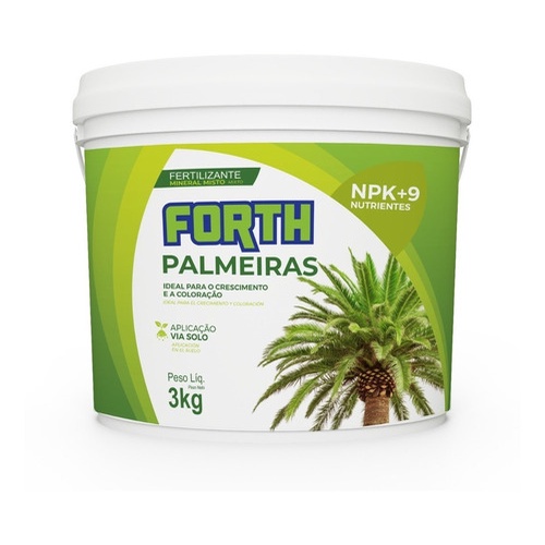 Adubo Fertilizante Para Palmeiras Forth Jardim 3 Kg