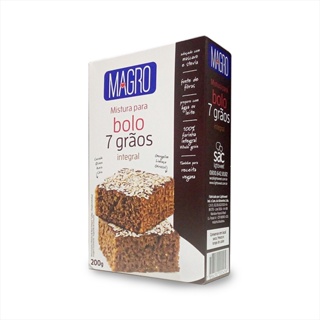 Bolo integral sabor 7 grãos 200g - Magro em Oferta na Shopee