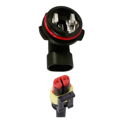 Soquete Lâmpada Farol H1 +  Plug Conector Com Chicote em Oferta na Shopee