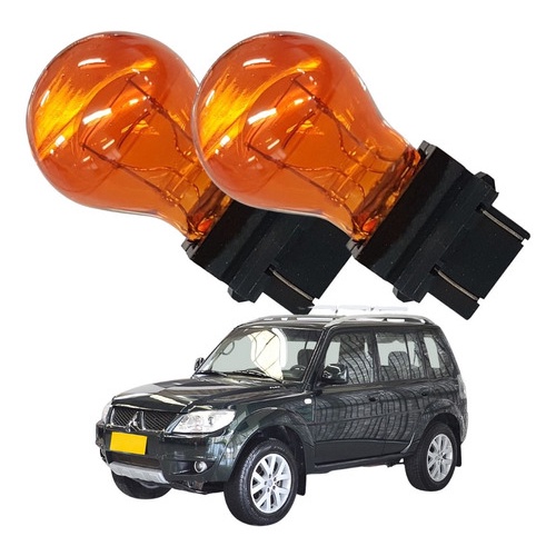 Par Lâmpada Lanterna Freio Seta Ambar Mitsubishi Pajero Tr4 em Oferta na Shopee