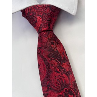 Gravata Semi Slim Kashmir Vinho - 2400 Fios