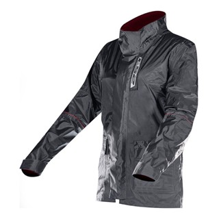 Capa De Chuva Ls2 Feminina Nac Fluxus Evo Cinza