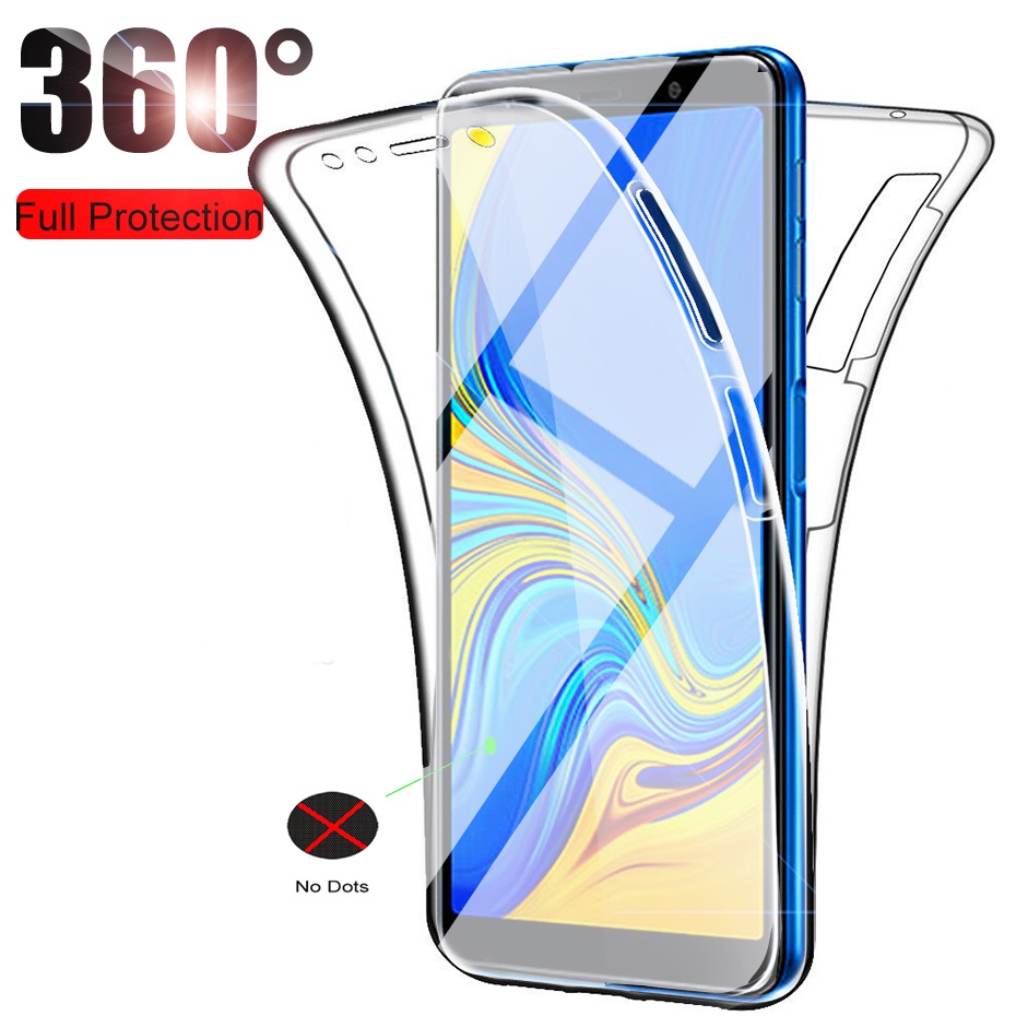Capa 360 Para Samsung Galaxy A12 A13 A14 A22 A23 A24 A32 A33 A34 A42 A52 A52S A53 A54 A72 A73 4G 5G Transparente Capinha