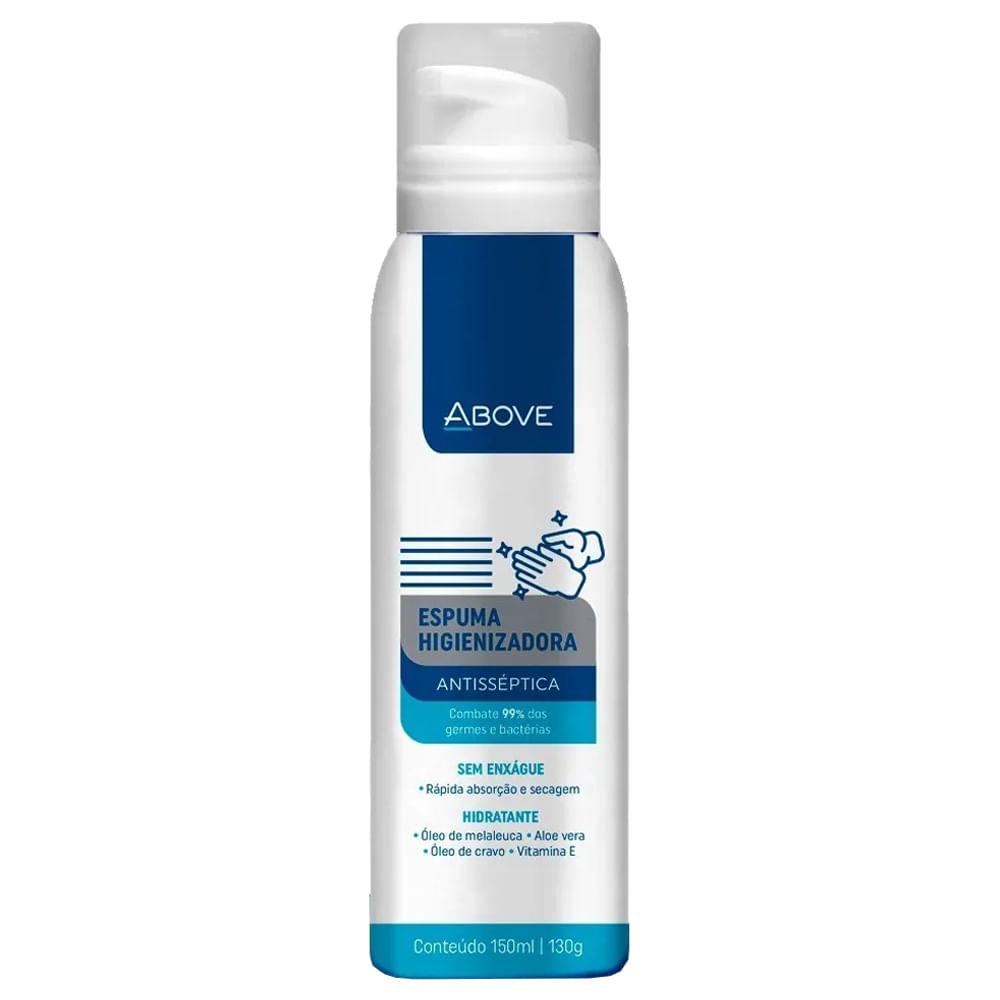 Espuma Higienizadora Antisséptica Above 150ml Tecbril em Oferta na Shopee