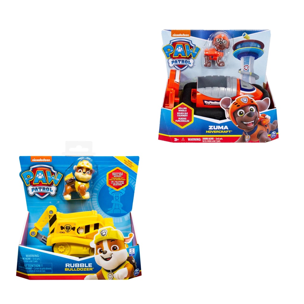 Kit 2 Brinquedo Veiculo Patrulha Canina Rubble e Zuma em Oferta na Shopee