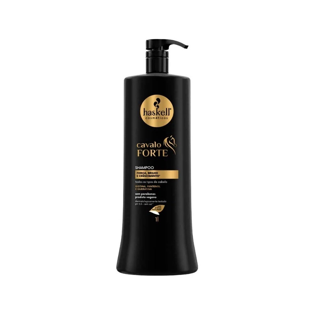 Shampoo Haskell Cavalo Forte 1L em Oferta na Shopee