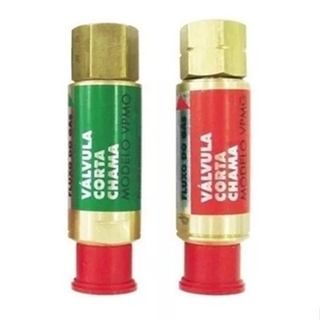 Válvula De Segurança Corta Fogo Para Maçarico - Par. em Oferta na Shopee