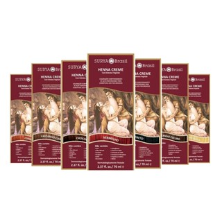 Surya Henna Creme - Coloração Semipermanente Vegana 70ml - 15 Tons