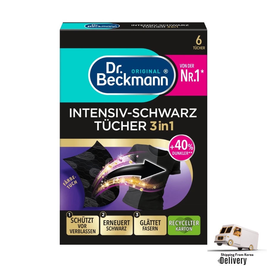 Dr Beckmann Panos Pretos Intensivos Para Fibras Pretas E Lisas Intensas 6 Folhas