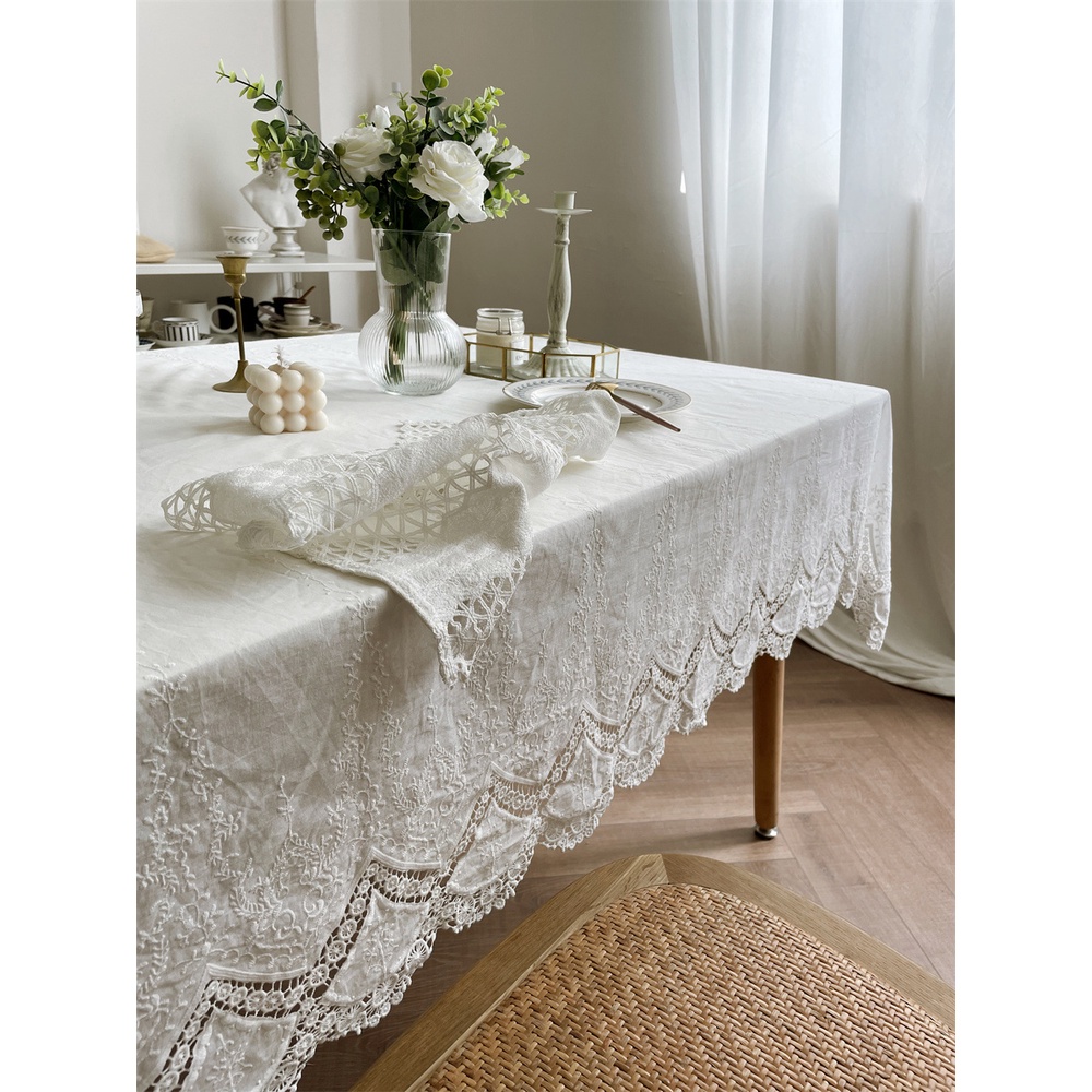 100% algodão puro, embroideria luxuosa, tela de mesa, usada para comer mesa e decoração de...