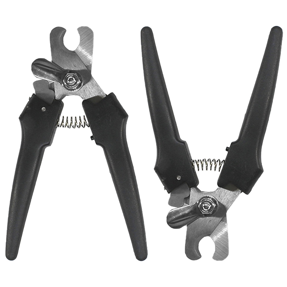 Kit 2 Alicate Unha Cachorro Gato 11 cm Aço Inoxidável com Trava Savana Pet