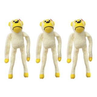 Kit 3 Brinquedo Cachorro Pelúcia Macaco 40 cm com Apito Savana Pet em Oferta na Shopee