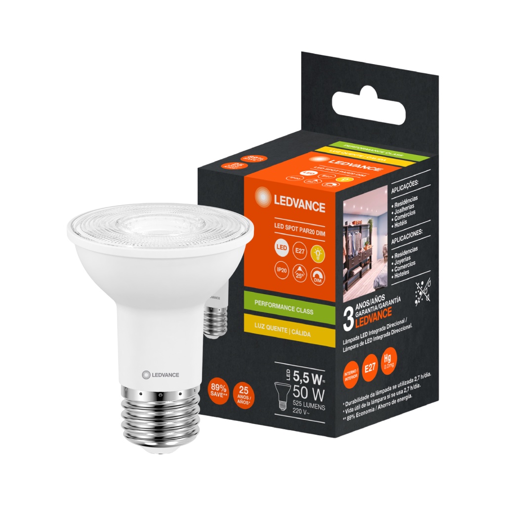 Lâmpada Par20 Dimerizável: Onde Comprar | BuscaProdutos