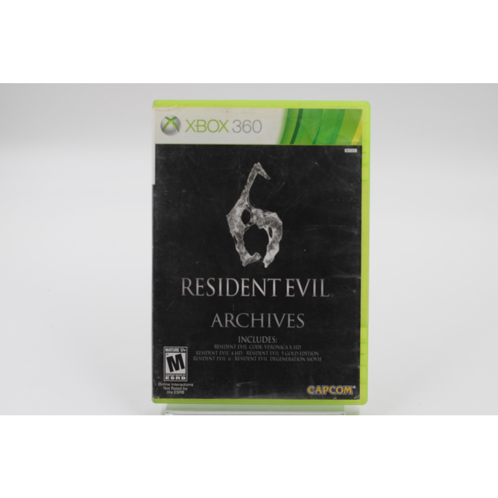 JOGO XBOX 360 - RESIDENT EVIL 6 ARCHIVES (1)