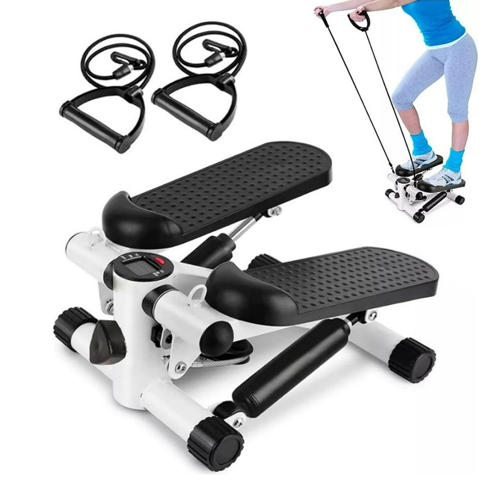 Mini Stepper Simulador Caminhada Fisioterapia Braço Perna Gluteo Corpo Exercicio Fisico Musculaçao Academia Tonificador Fortalecimento