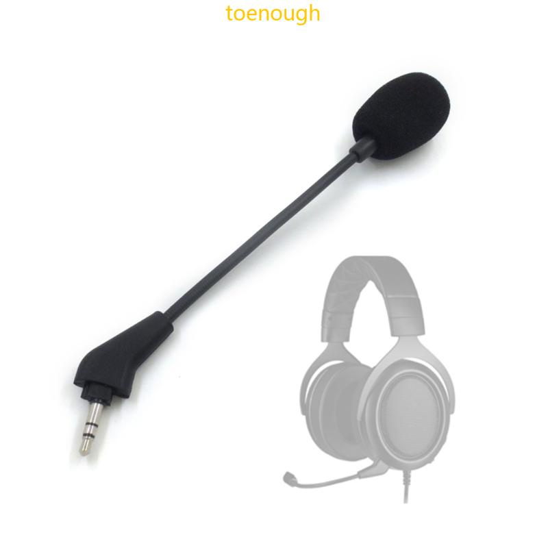 Microfone Destacável Para O Dedo Do Pé Fones De Ouvido Jogos Corsair HS50 HS60 HS70 Pro SE Ruído Cancelando Jack De 3 5mm