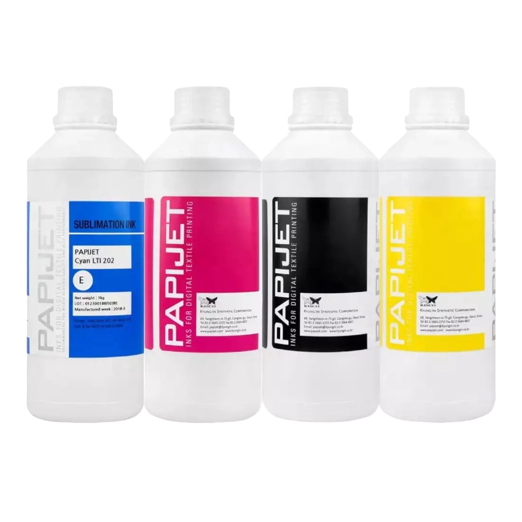 Tinta Sublimática Papijet para Plotter e Impressoras Grande Formato - 1 Litro