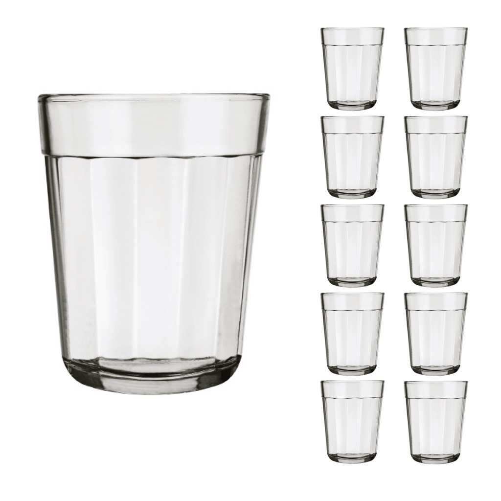 Mini Copos Americano de Vidro Dose Cachaça Shot Tequila 10Un