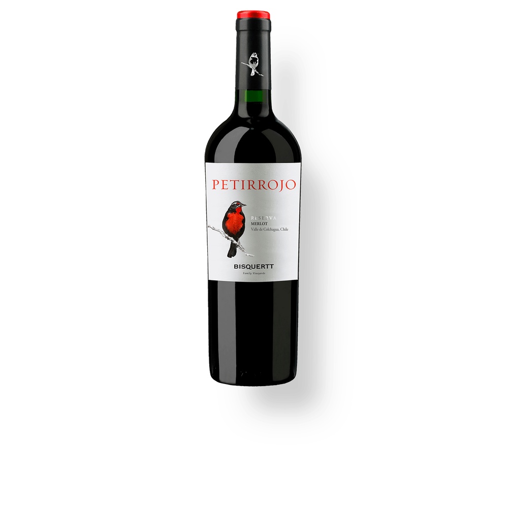 VINHO PETIRROJO RESERVA MERLOT 750ML em Oferta na Shopee