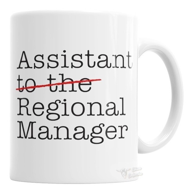 Caneca Porcelana Cerâmica The Office Assistant To The Regional Manager 325ml - Presente Personalizado