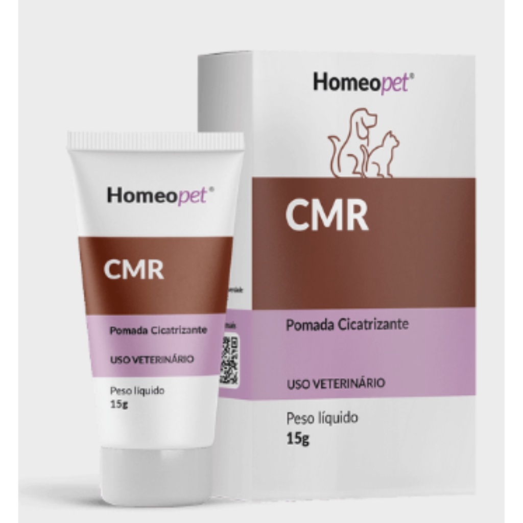 Pomada Cicatrizante Pet Cmr 60g Gatos Cães Homeopet