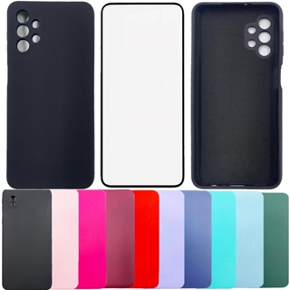 Pelicula + Capa Silicone Veludo Para A70 A71 A72 A73 em Oferta na Shopee