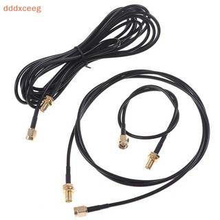 [Ddddxceeg] 0.3-5M Cabo SMA Macho Para Fêmea RG174 Adaptador De Conector De RF De Antena WIFI