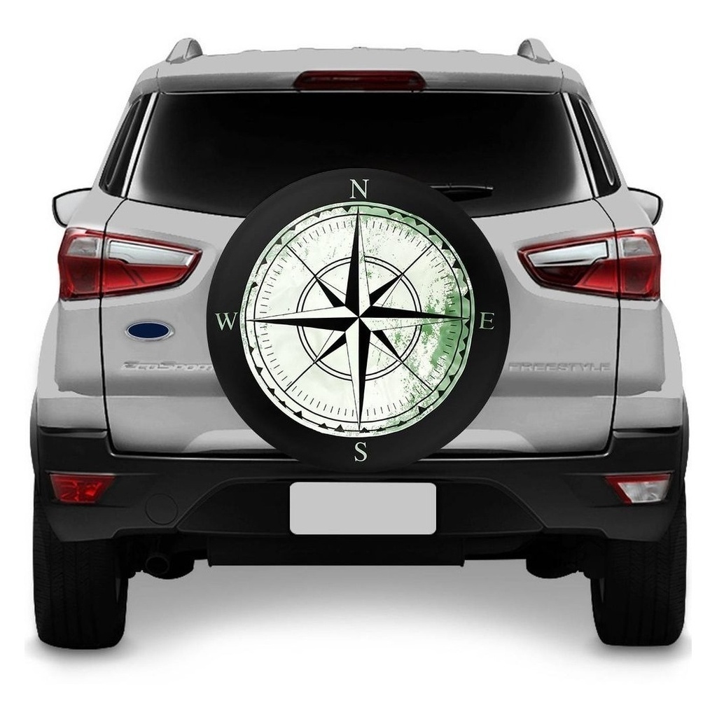 Capa Estepe idea Doblo adventure Crossfox Doblo Spin Activ Ecosport 2001 a 2018 Bússola Cinza