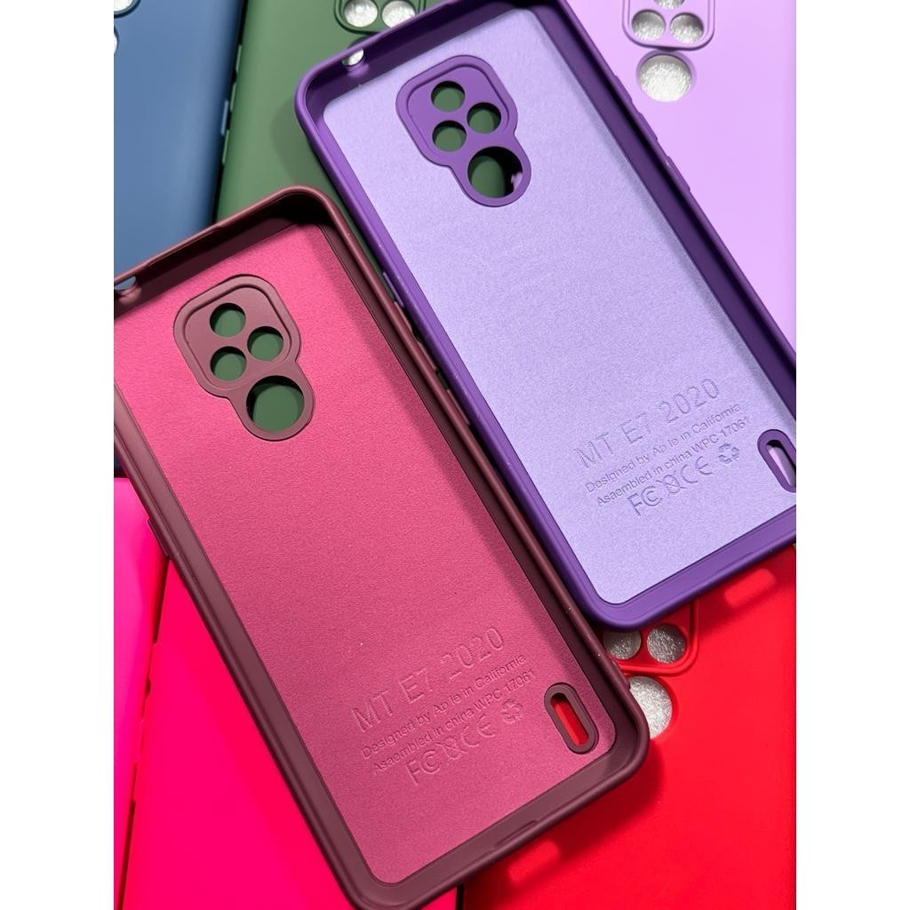 Capa Capinha Anti impacto Para Motorola Moto E7 - Com Interior Aveludado de Silicone / 014MT - CP 014 — imagem 2 de 2