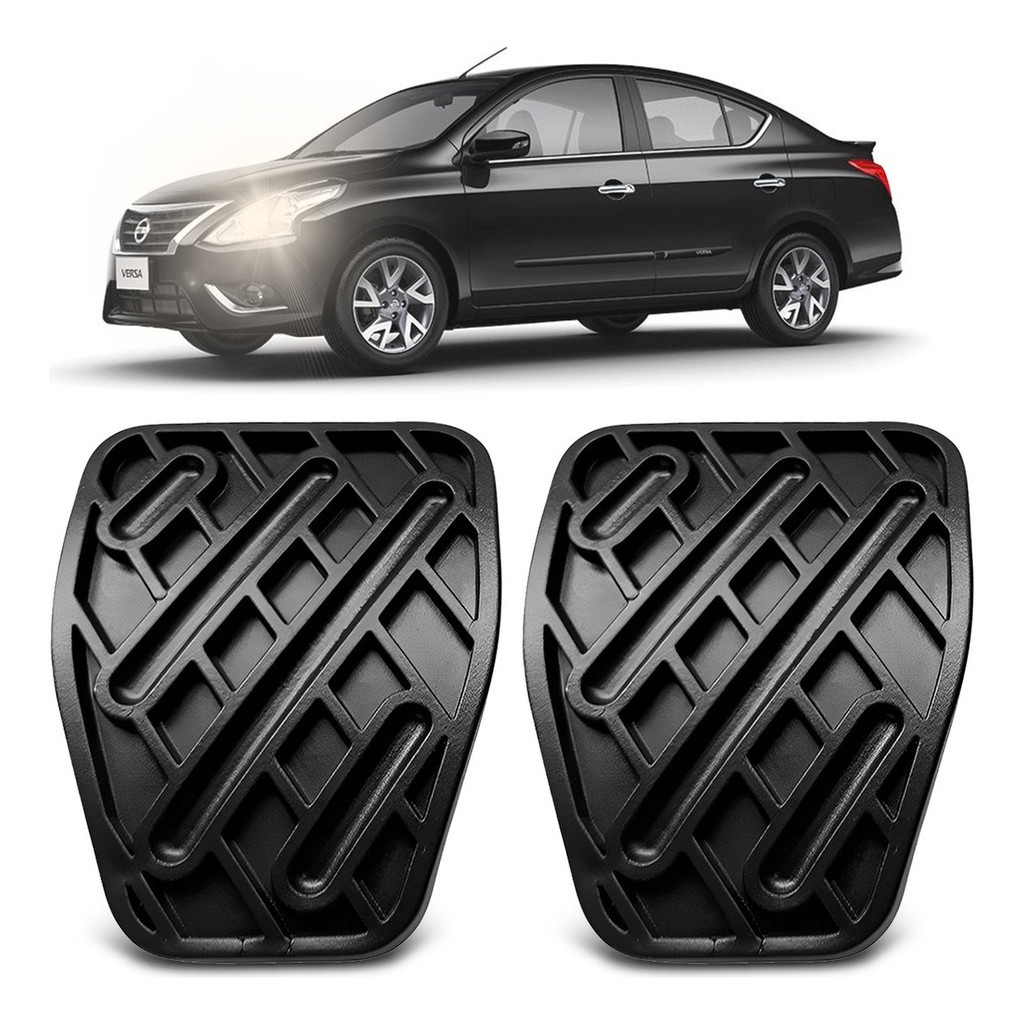 Par Capa Pedais Manual Nissan Versa 2012 2013 2014 2015 2016