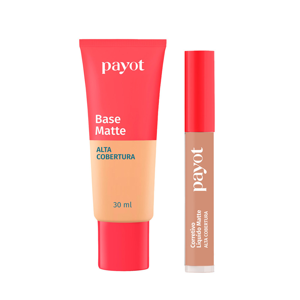Kit Base  3.0 + Corretivo 3.0 Alta Cobertura Chérie Payot - 7 em Oferta na Shopee