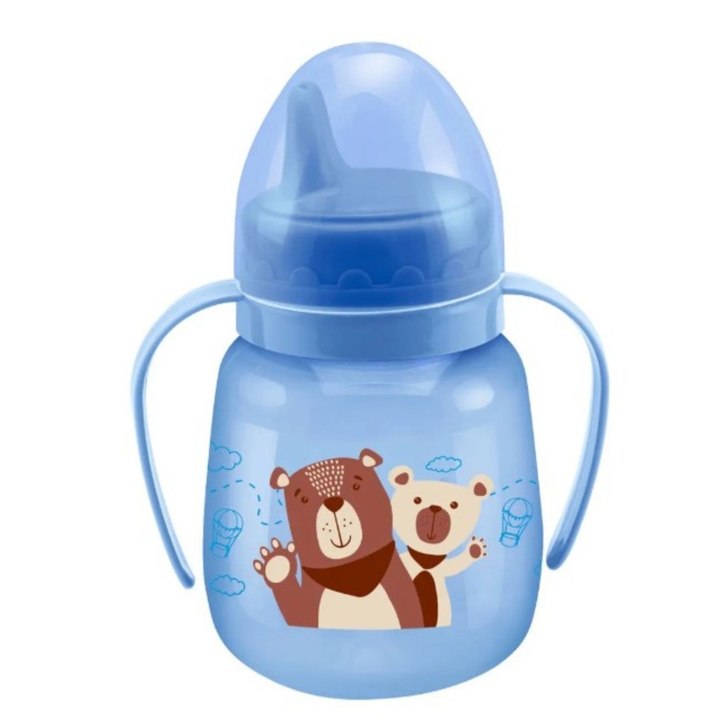 Copo Treinamento Com Alça Azul 6106 240ml - Petita em Oferta na Shopee