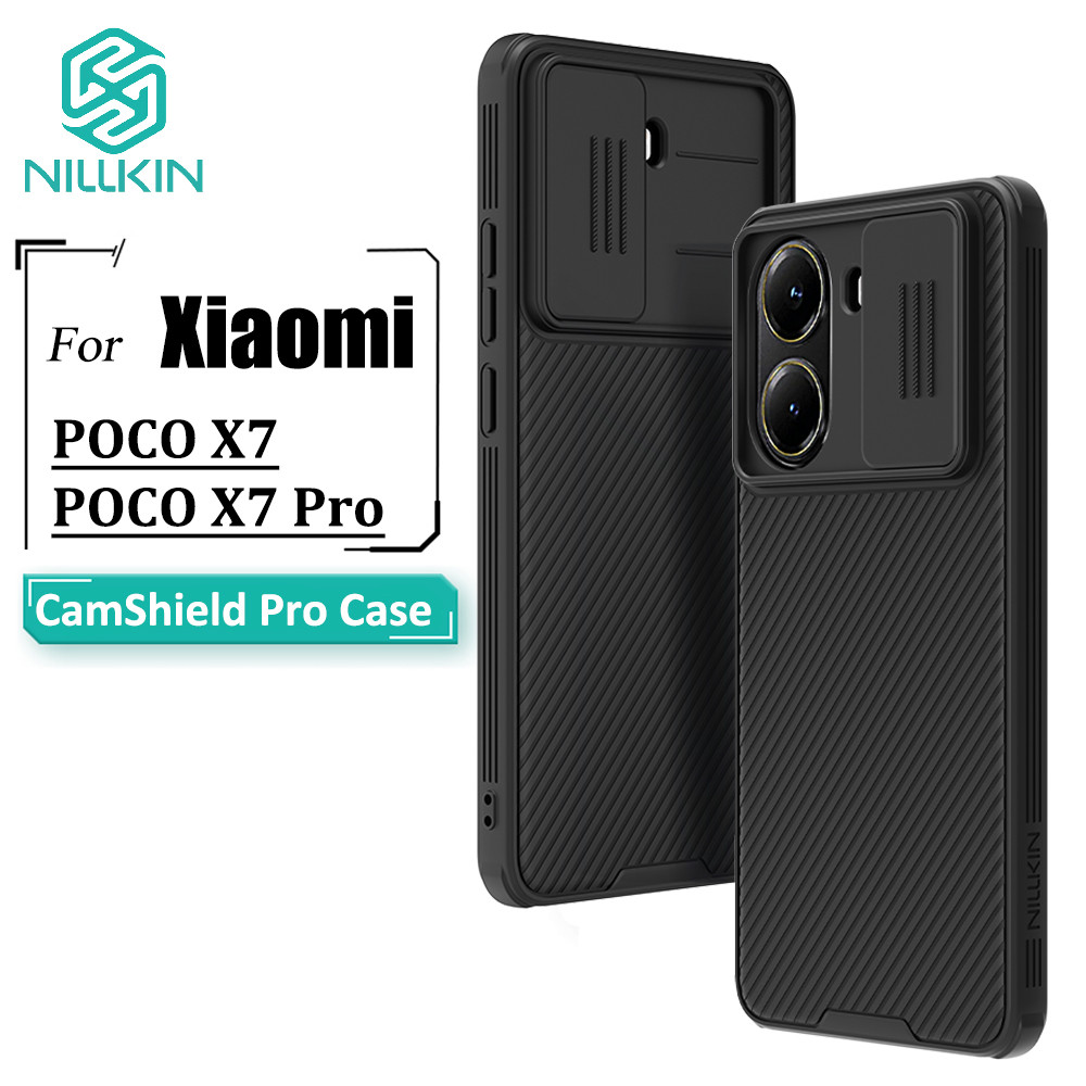 Nillkin CamShield Pro Case Para Poco X7 Pro X7 5G Caso Proteção Deslizante Da Câmera Capa Traseira À Prova De Choque em Oferta na Shopee