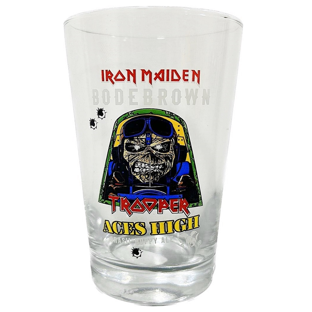 Copo Iron Maiden Original Trooper Aces High 350ml Caldereta Bodebrown