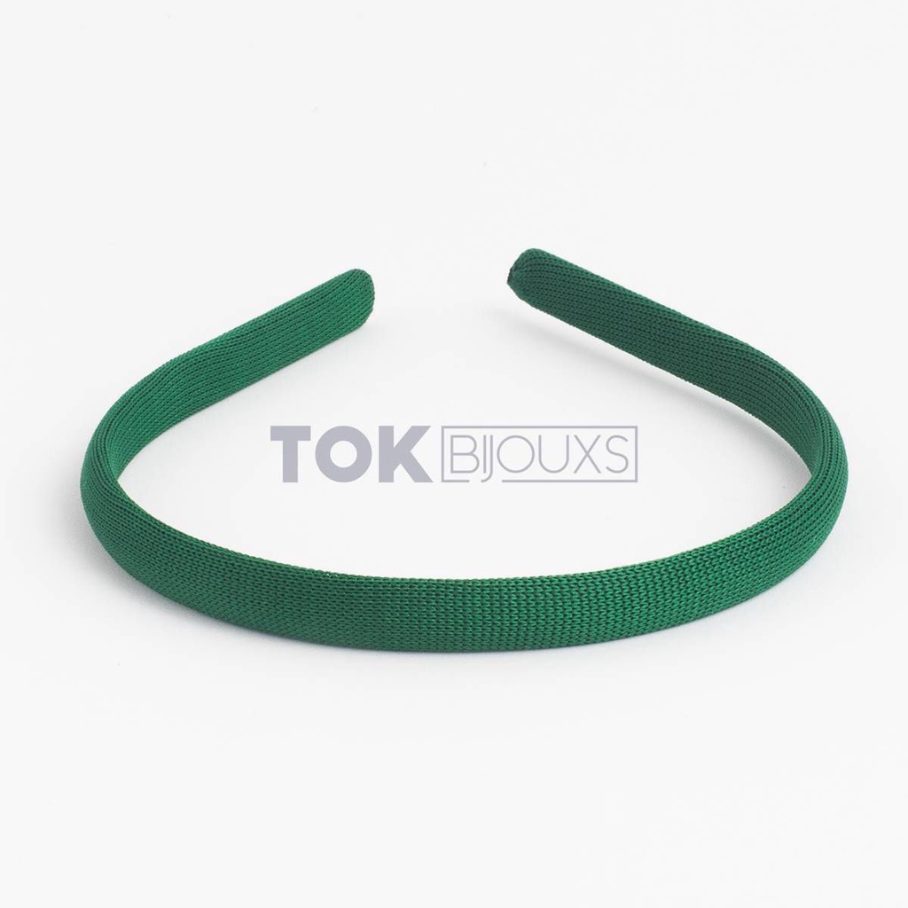 12 Tiaras Arcos Encapadas Forradas 10mm - Verde Bandeira