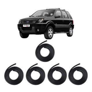 Kit Borrachas Vedação 4 Portas E Mala Ecosport 2003 A 2012