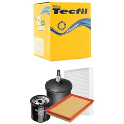 Kit Troca De Filtros Voyage 1.6 8v Flex 2018 A 2022 Tecfil